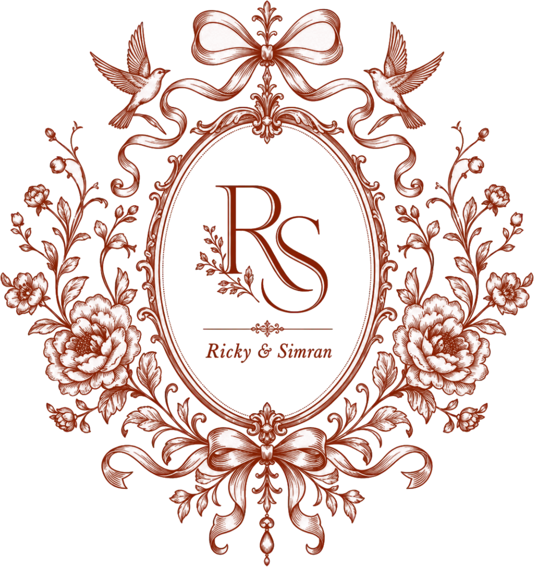 Ricky and Simran monogram