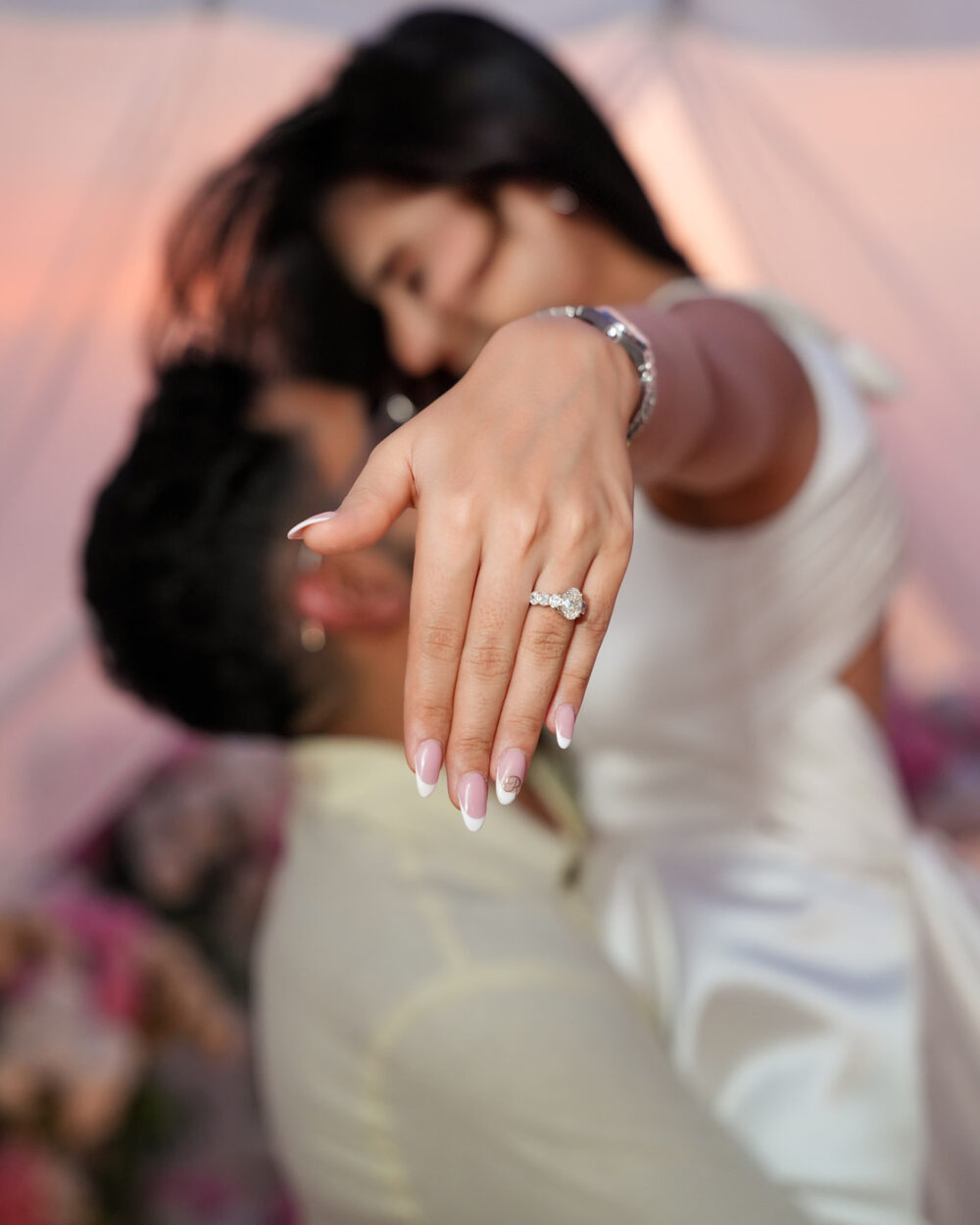 Ricky and Simran, the ring